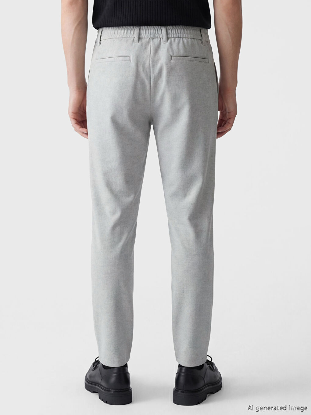 بنطال قماش رجالي بقصّة قياسية-3