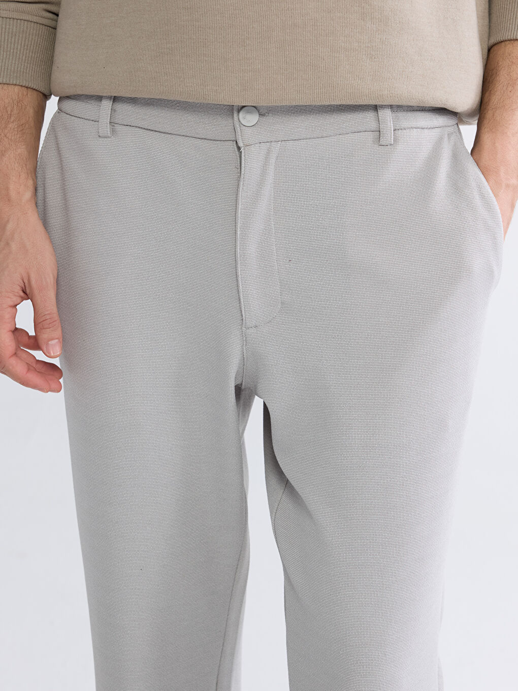 Men's Regular Fit Trousers-2