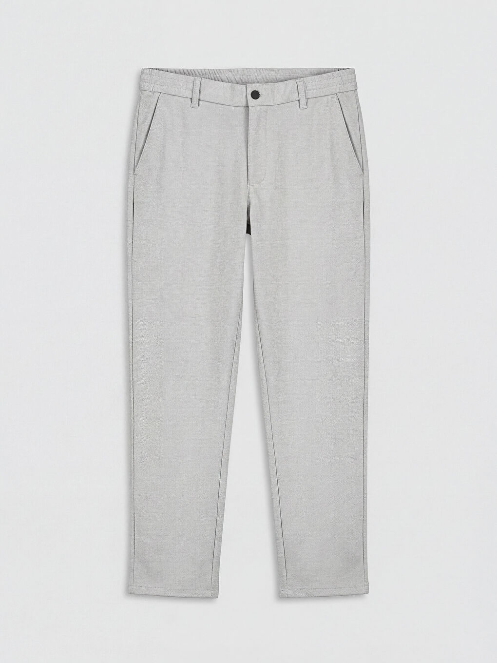 Standard Fit Men's Fabric Trousers-4