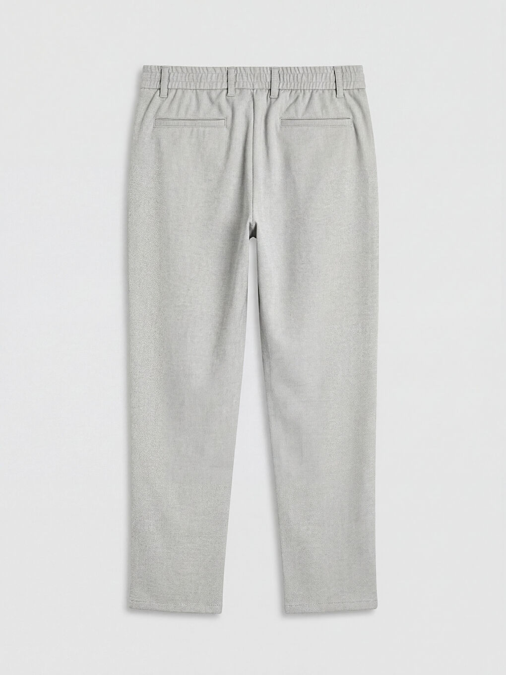 Standard Fit Men's Fabric Trousers-5