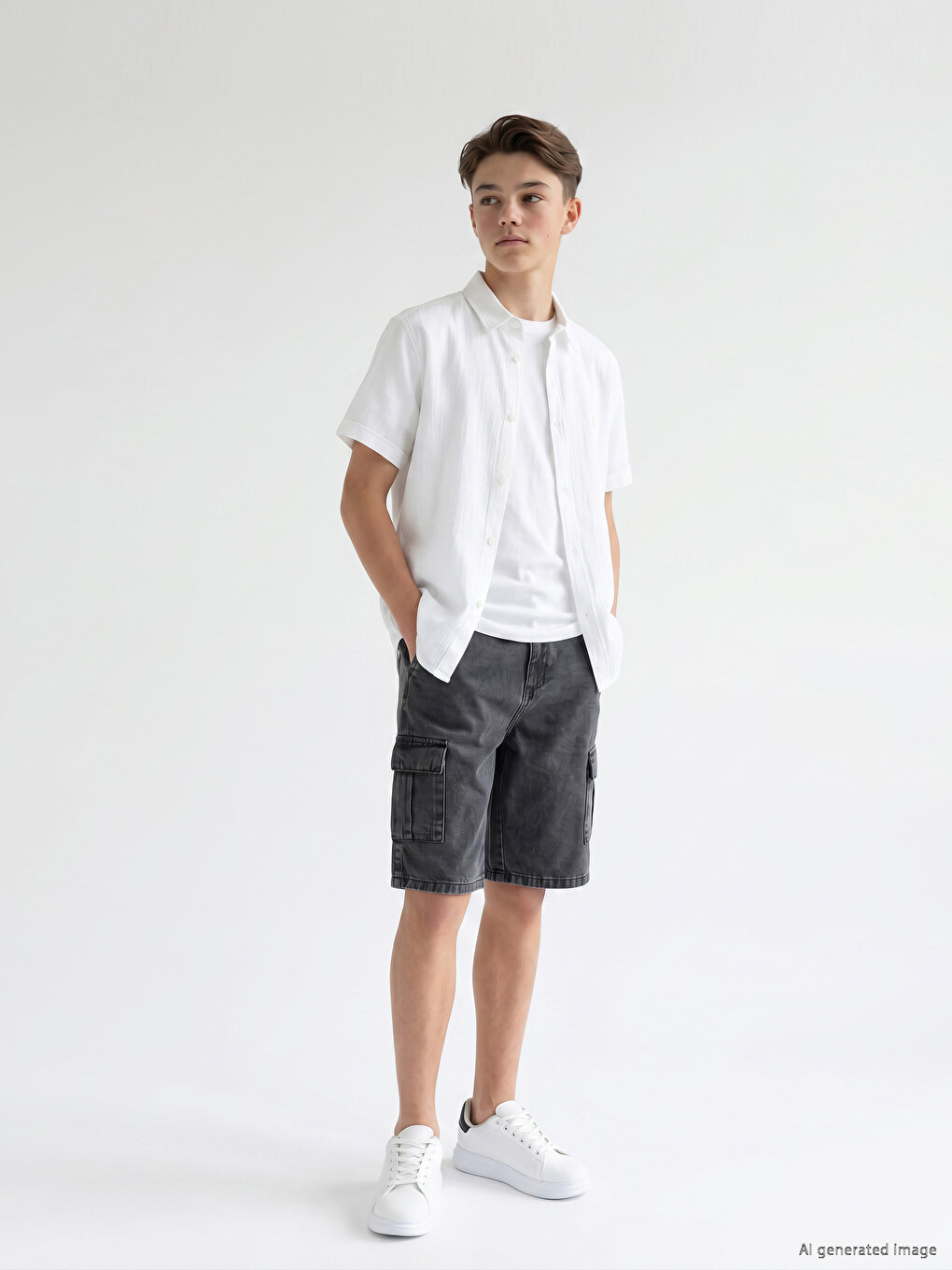 Boys' Cargo Jean Shorts