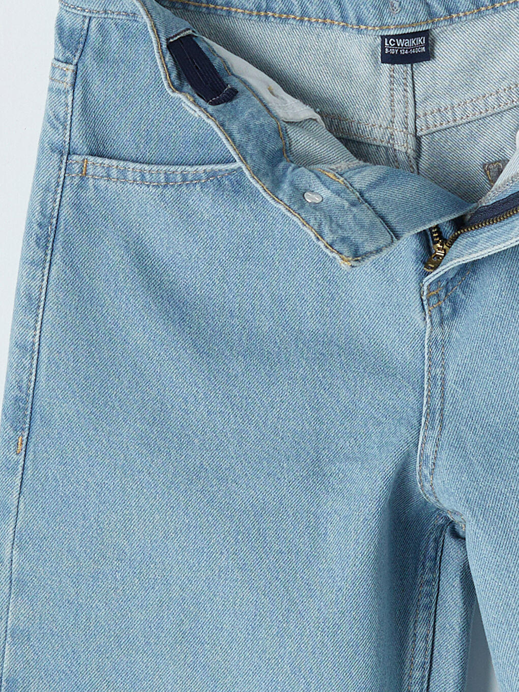 İndigo Loose Fit Erkek Çocuk Jean Pantolon-3