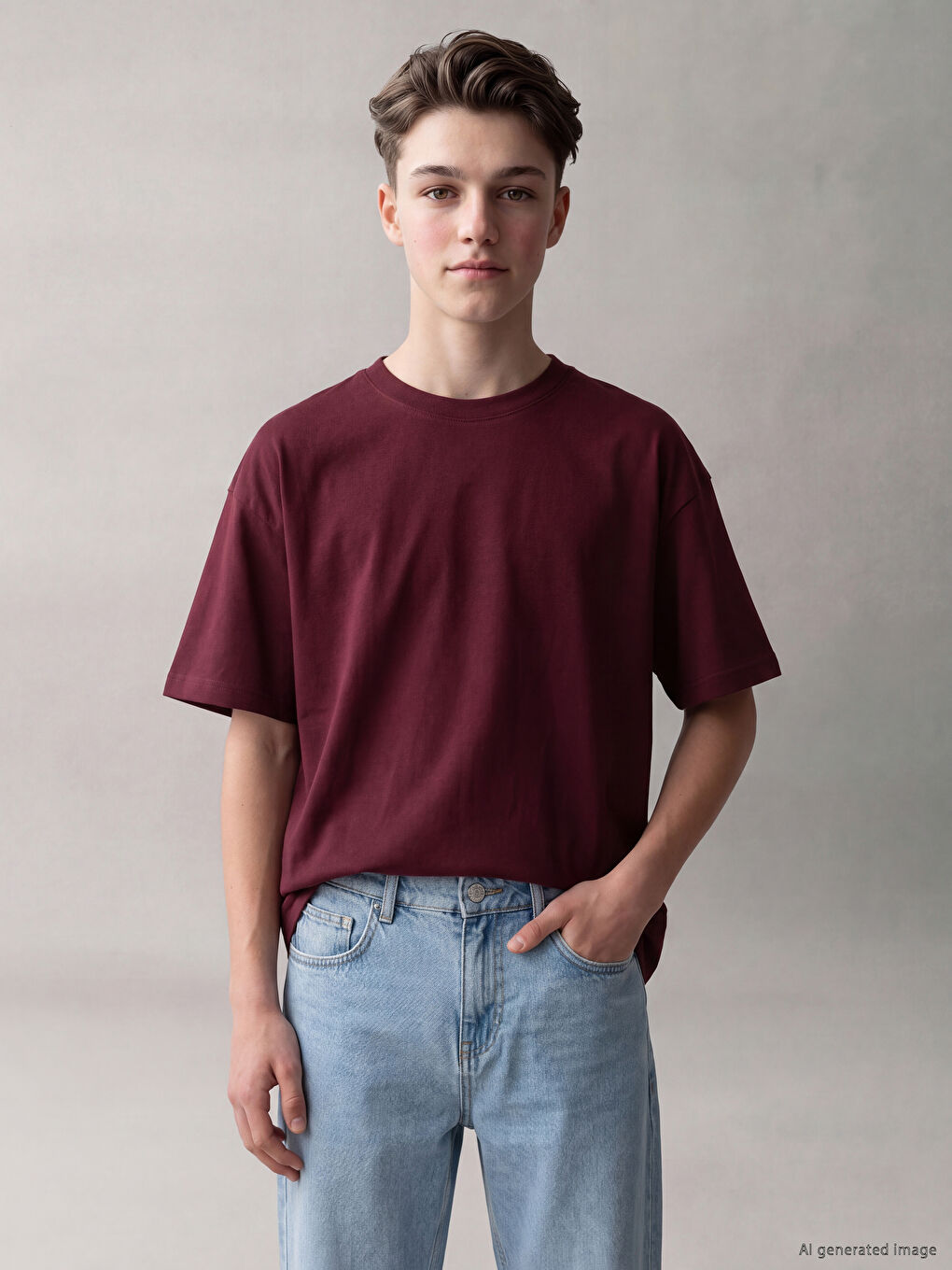 Loose Fit Boys' Jeans-1