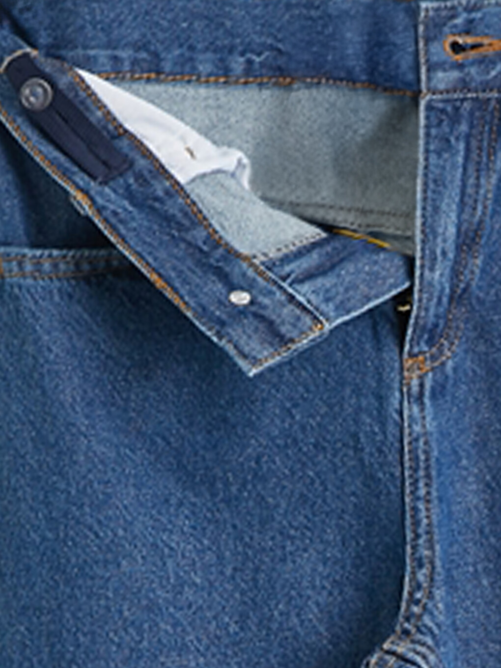 İndigo Loose Fit Erkek Çocuk Jean Pantolon-3