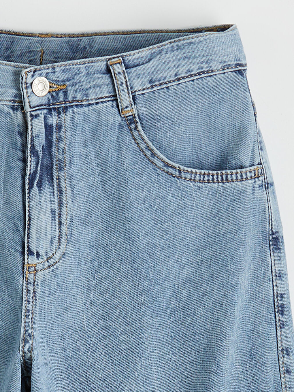 İndigo Regular Fit Erkek Çocuk Kargo Jean Pantolon-2