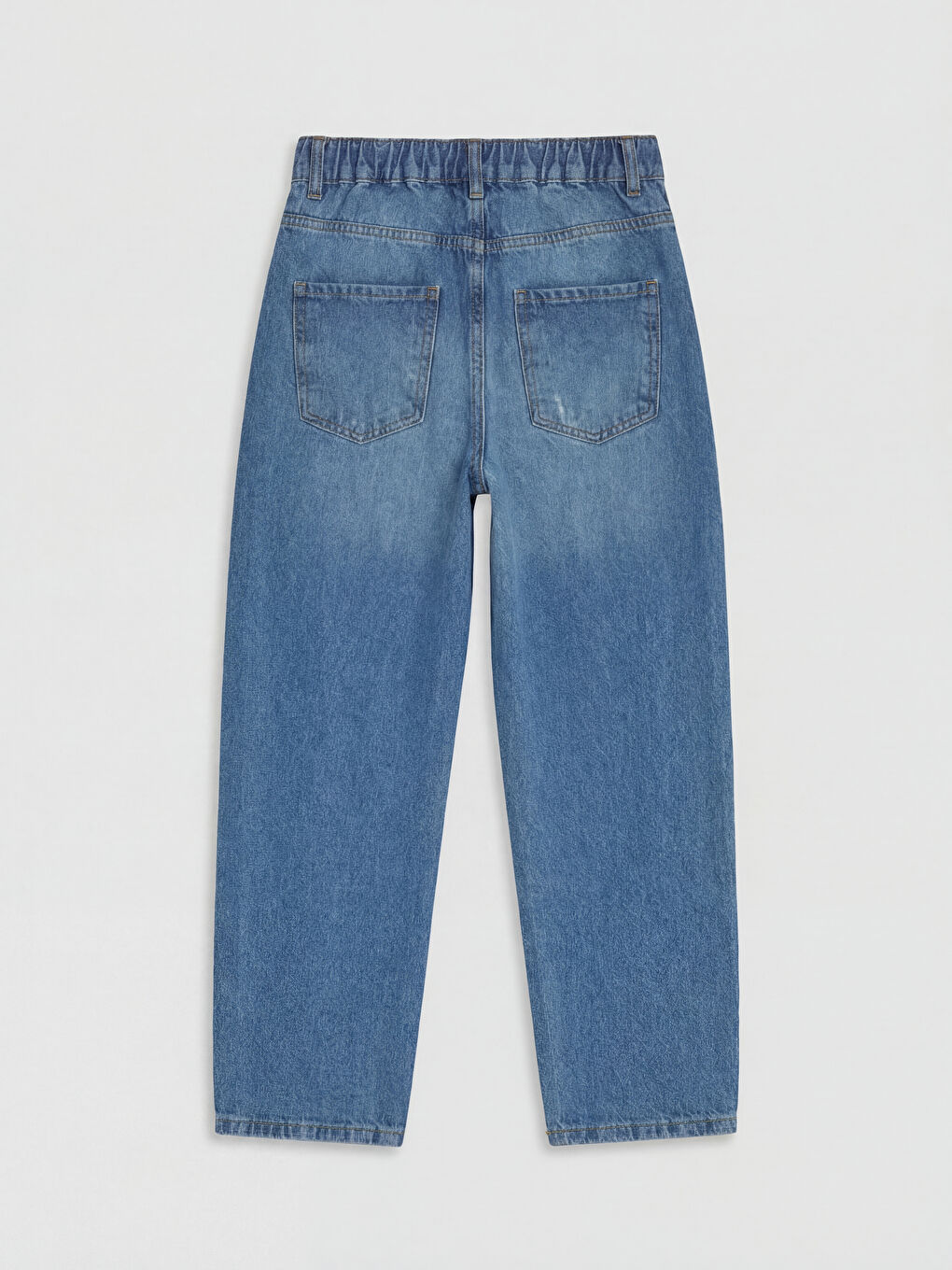 İndigo Baggy Fit Erkek Çocuk Jean Pantolon-1