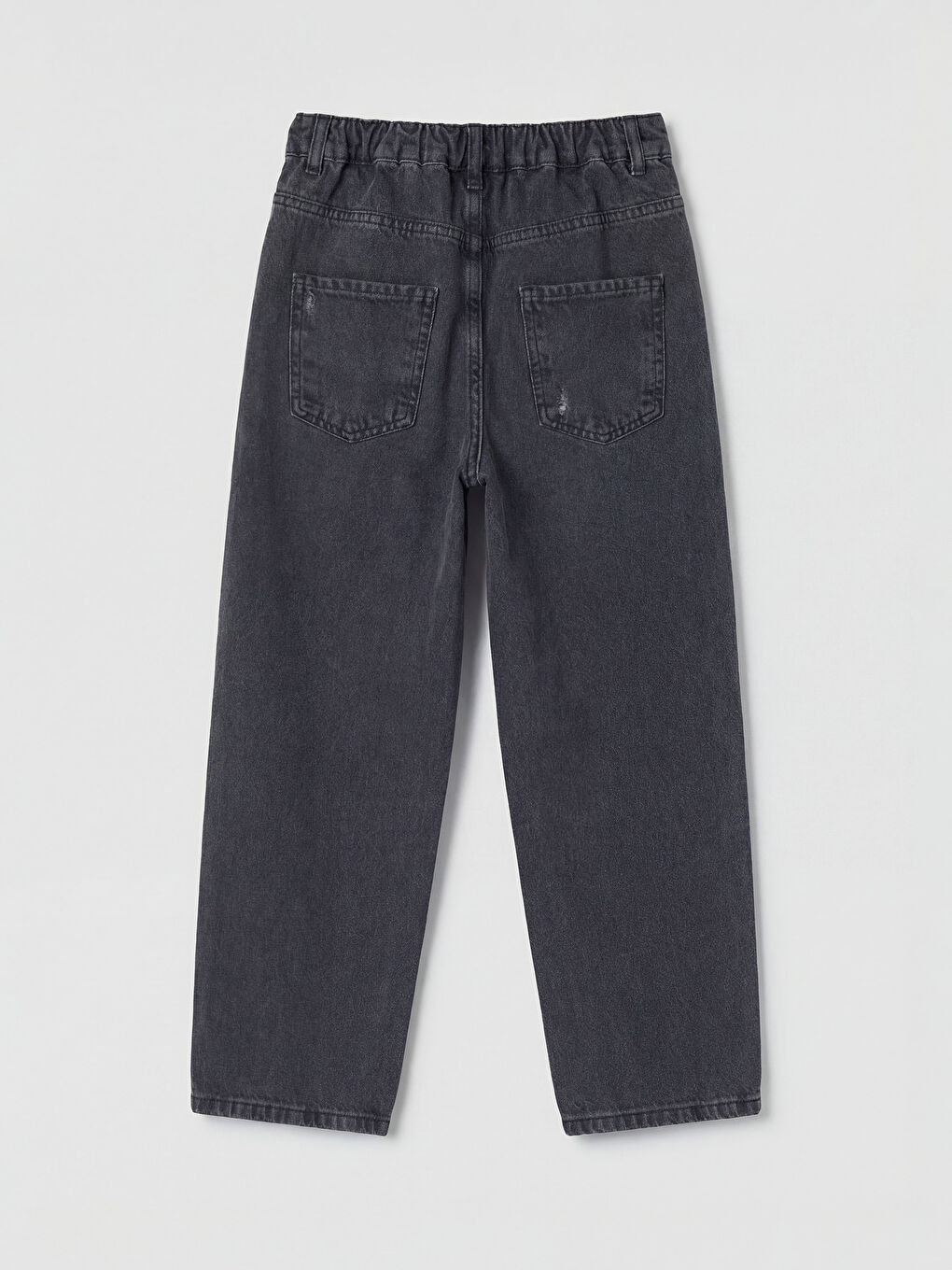 Antrasit Baggy Fit Erkek Çocuk Jean Pantolon-1