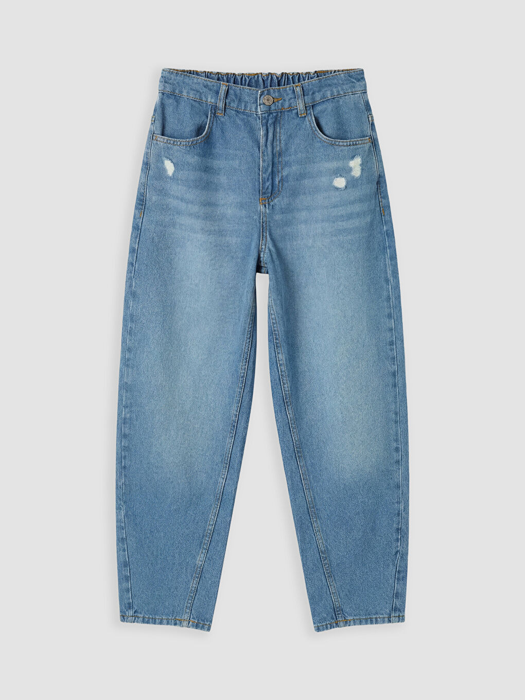 İndigo Baggy Fit Erkek Çocuk Jean Pantolon-2