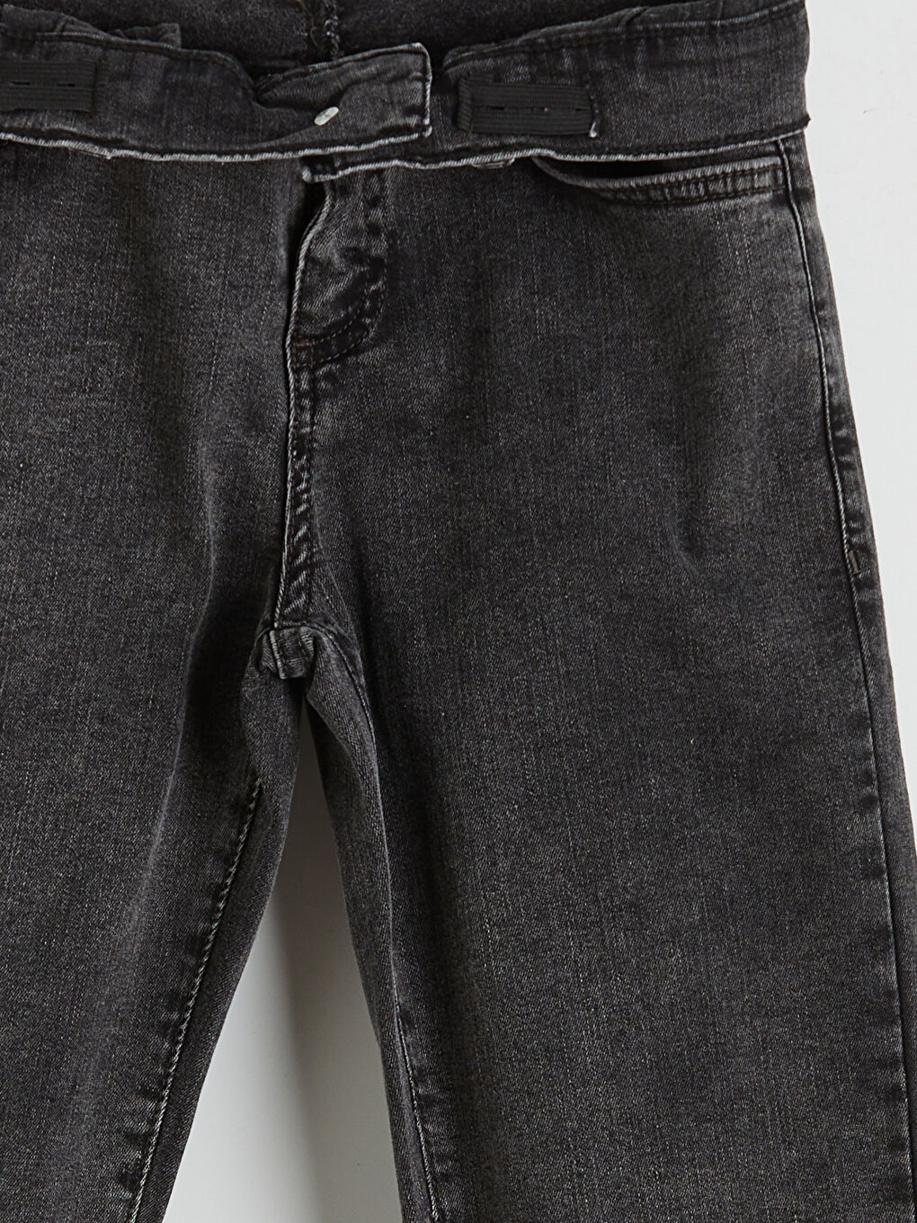 Antrasit Slim Fit Erkek Çocuk Jean Pantolon-2