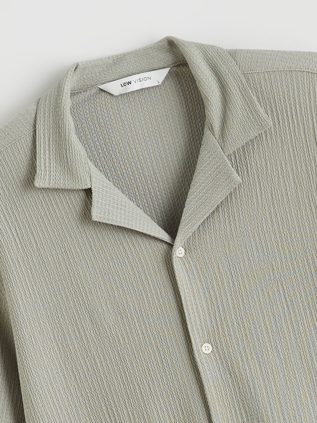 Yeşil Regular Fit Erkek Gömlek-5