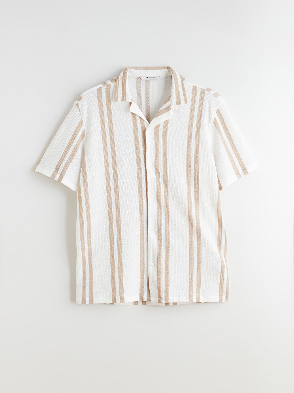 Men's Regular Fit Resort Collar Shirt-4