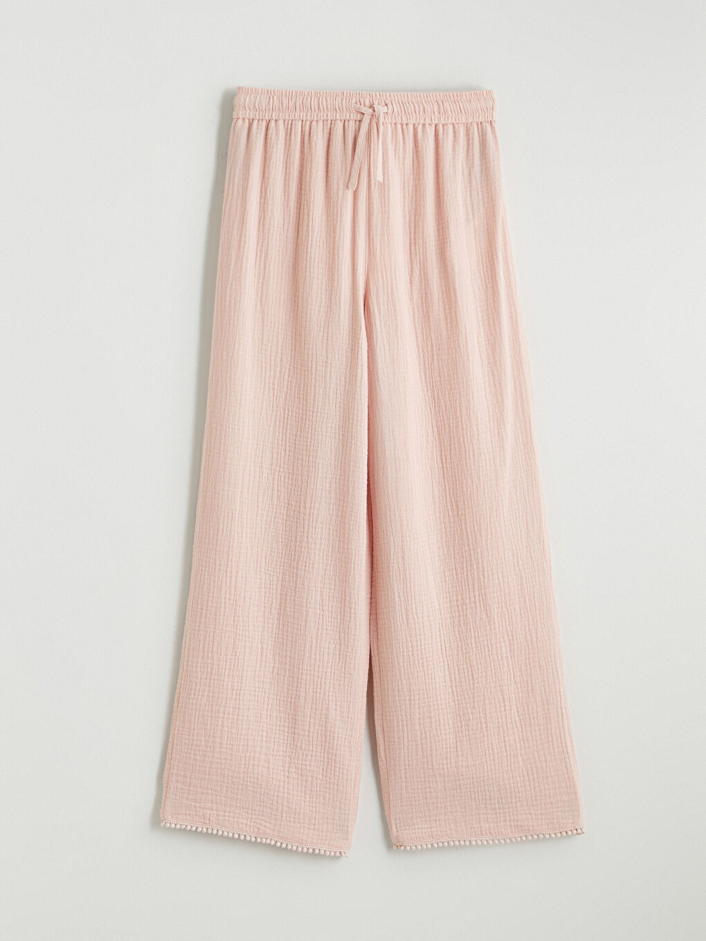 Elasticated Waist Girls' Muslin Trousers