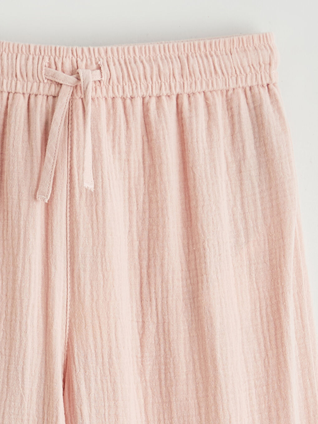 Elasticated Waist Girls' Muslin Trousers-1