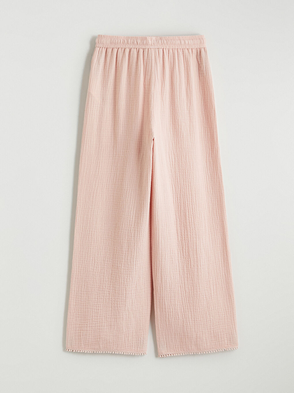 Elasticated Waist Girls' Muslin Trousers-2