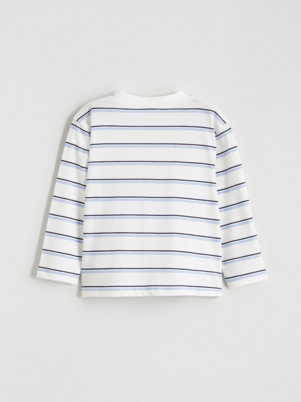 Ekru Çizgili Erkek Bebek Tişört 2'li-6