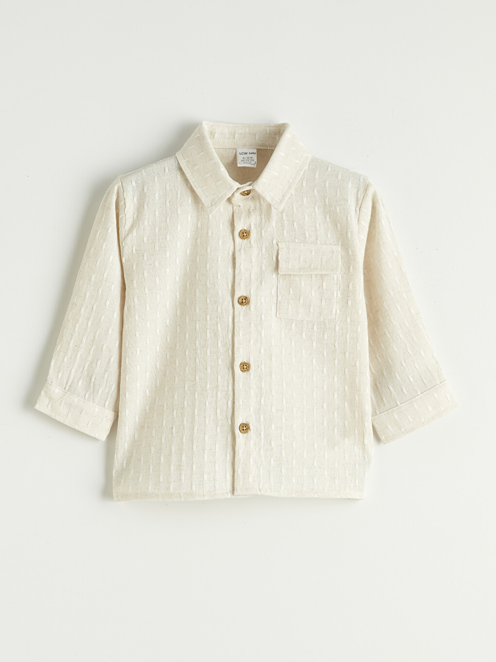 Baby Boys' Linen Blend Shirt And Pants-2