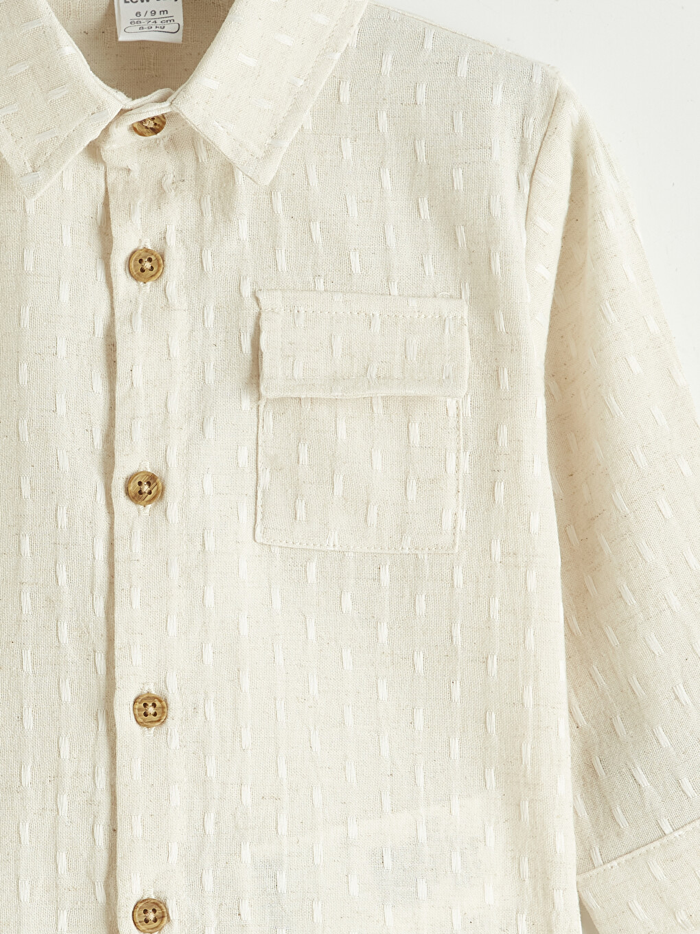 Baby Boys' Linen Blend Shirt And Pants-6