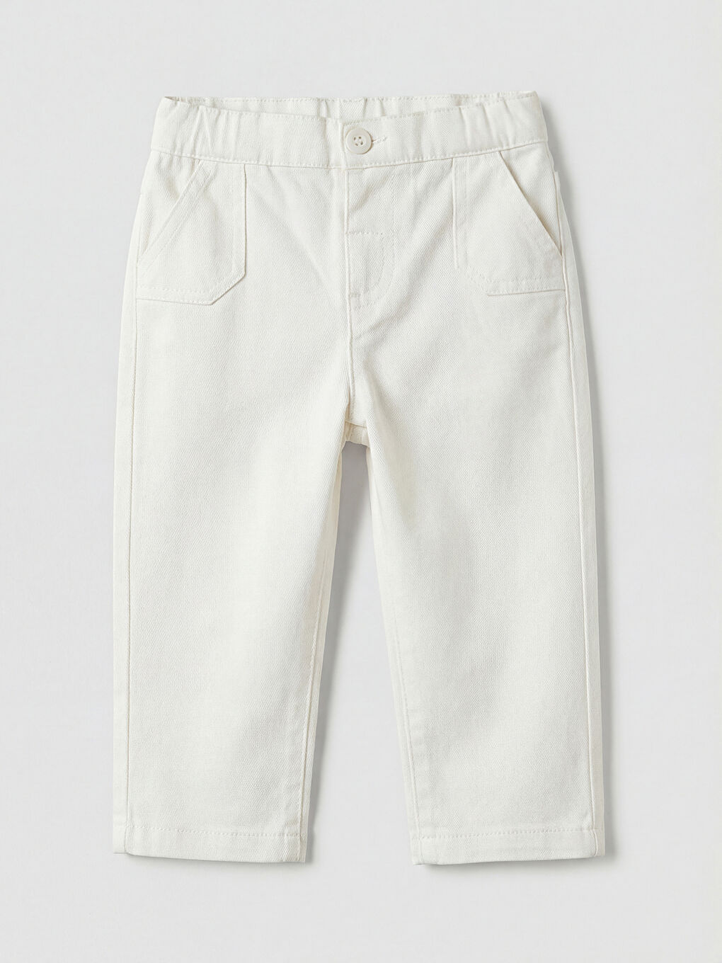 Baby Boys' Shirt and Gabardine Trousers-3