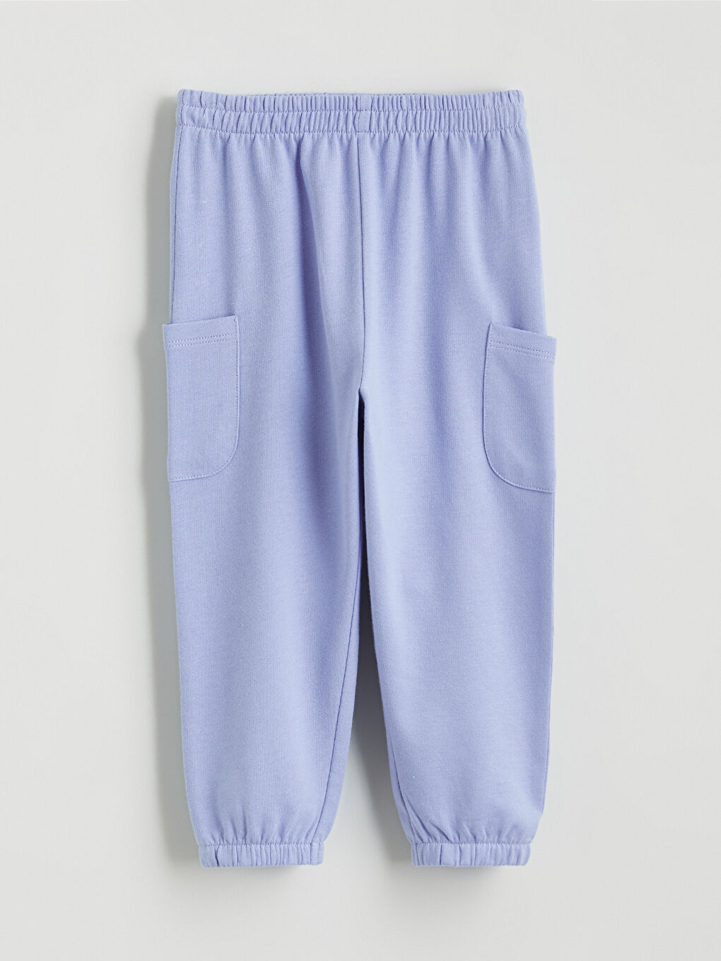 Mavi Beli Lastikli Erkek Bebe Jogger Eşofman Altı-4