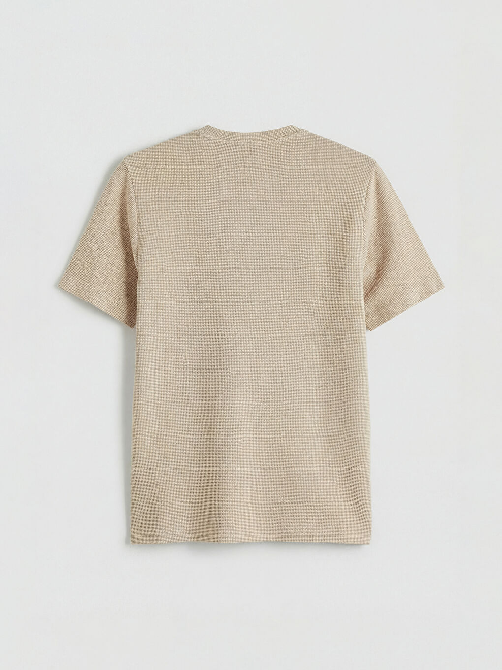 تي شيرت رجالي محبوك بياقة دائرية-5