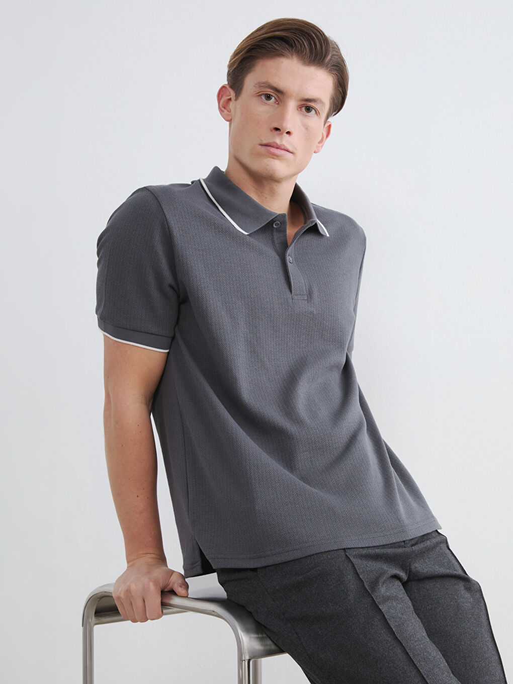 Men's Polo Neck T-Shirt