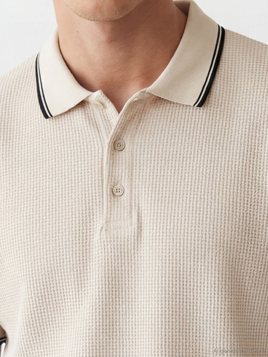 Polo Collar Men's T-Shirt-2