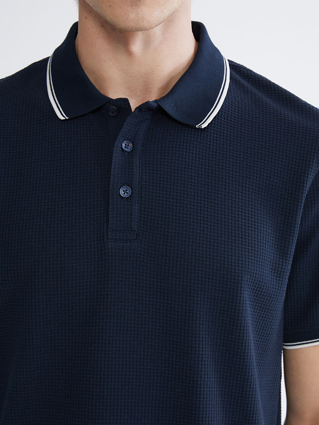 Polo Collar Men's T-Shirt-2