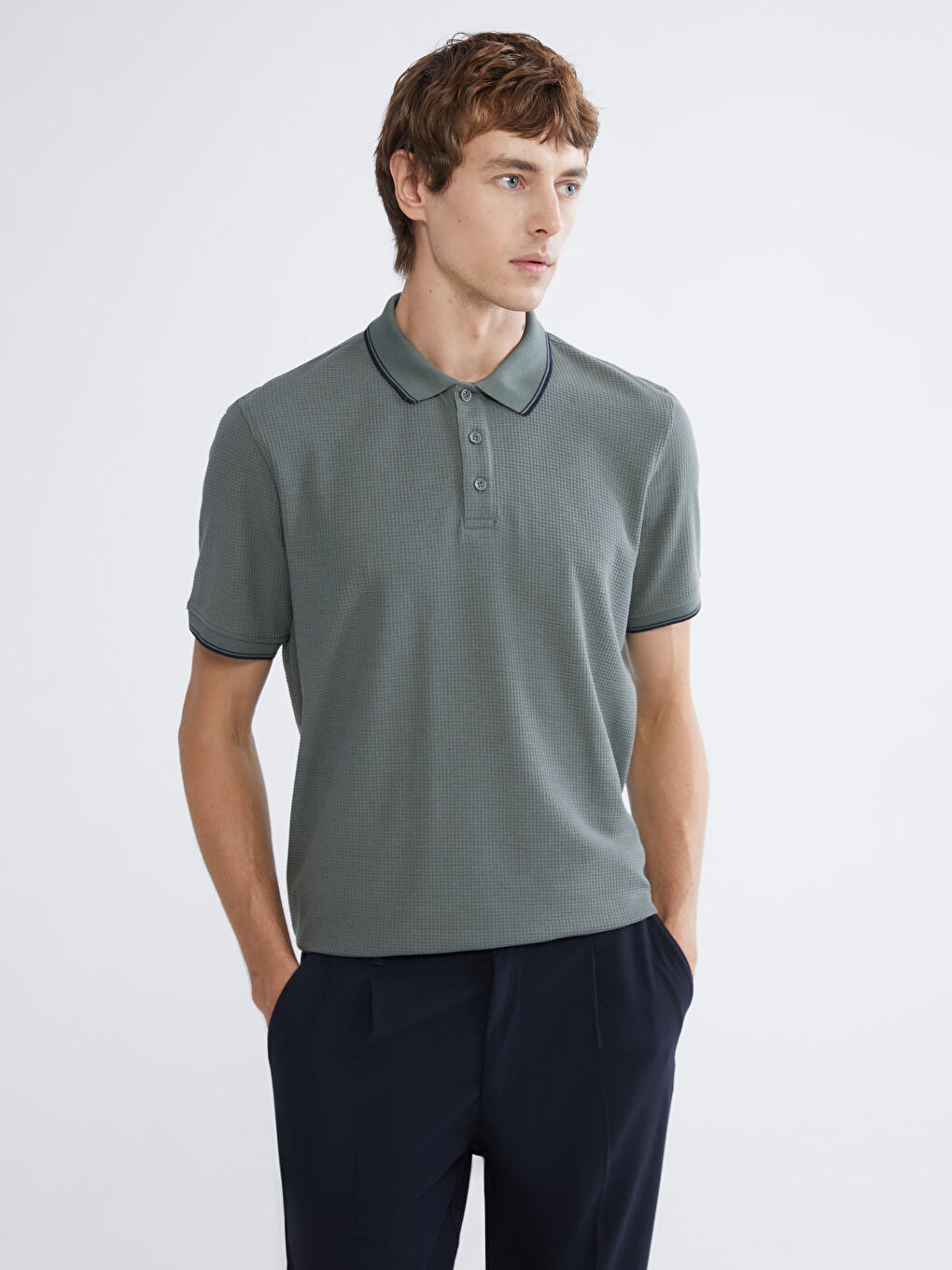 Polo Collar Men's T-Shirt