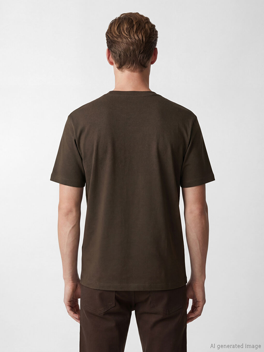 تيشيرت رجالي بياقة دائرية-3