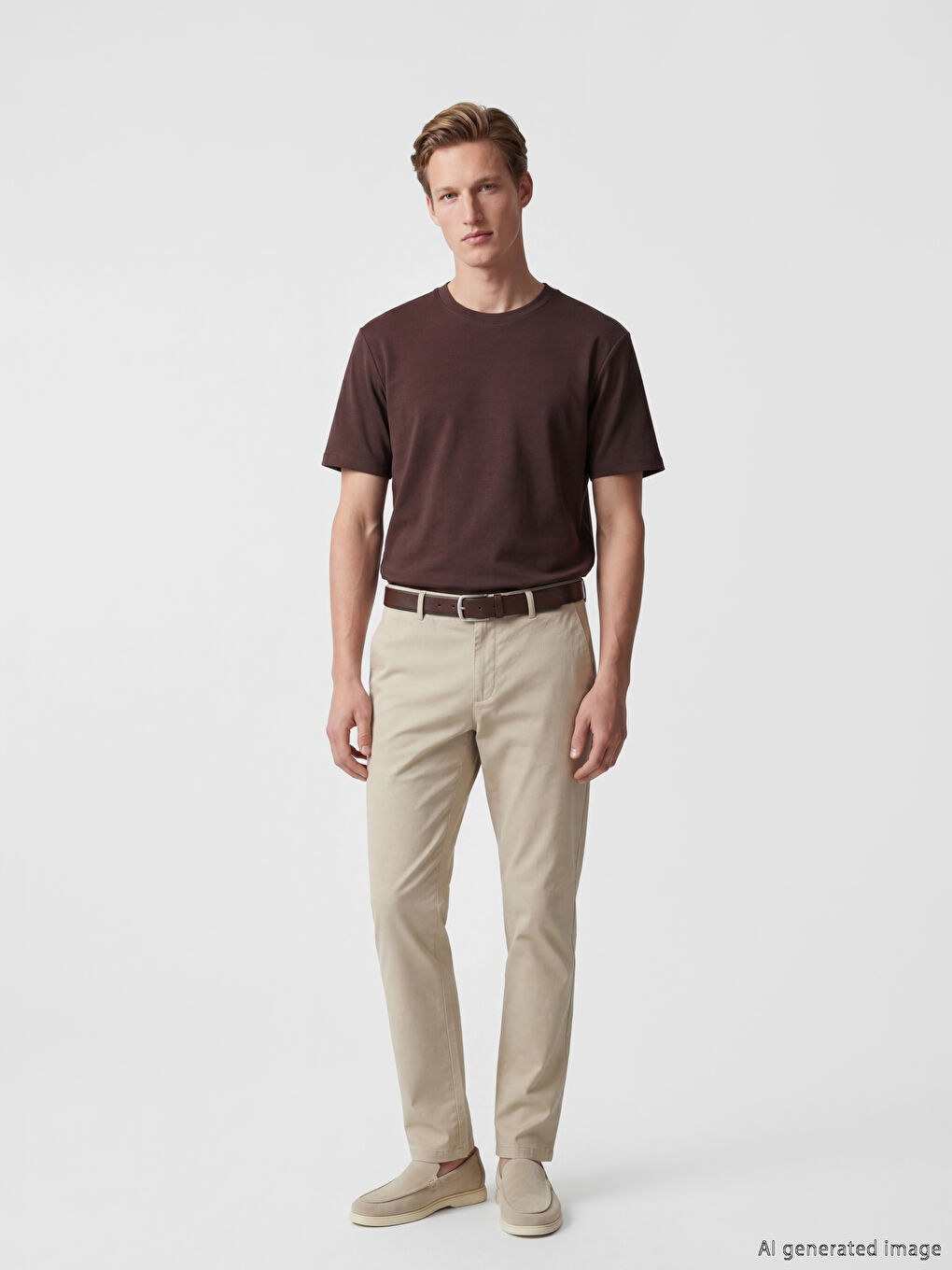 T-Shirt mit Rundhalsausschnitt für Herren-3