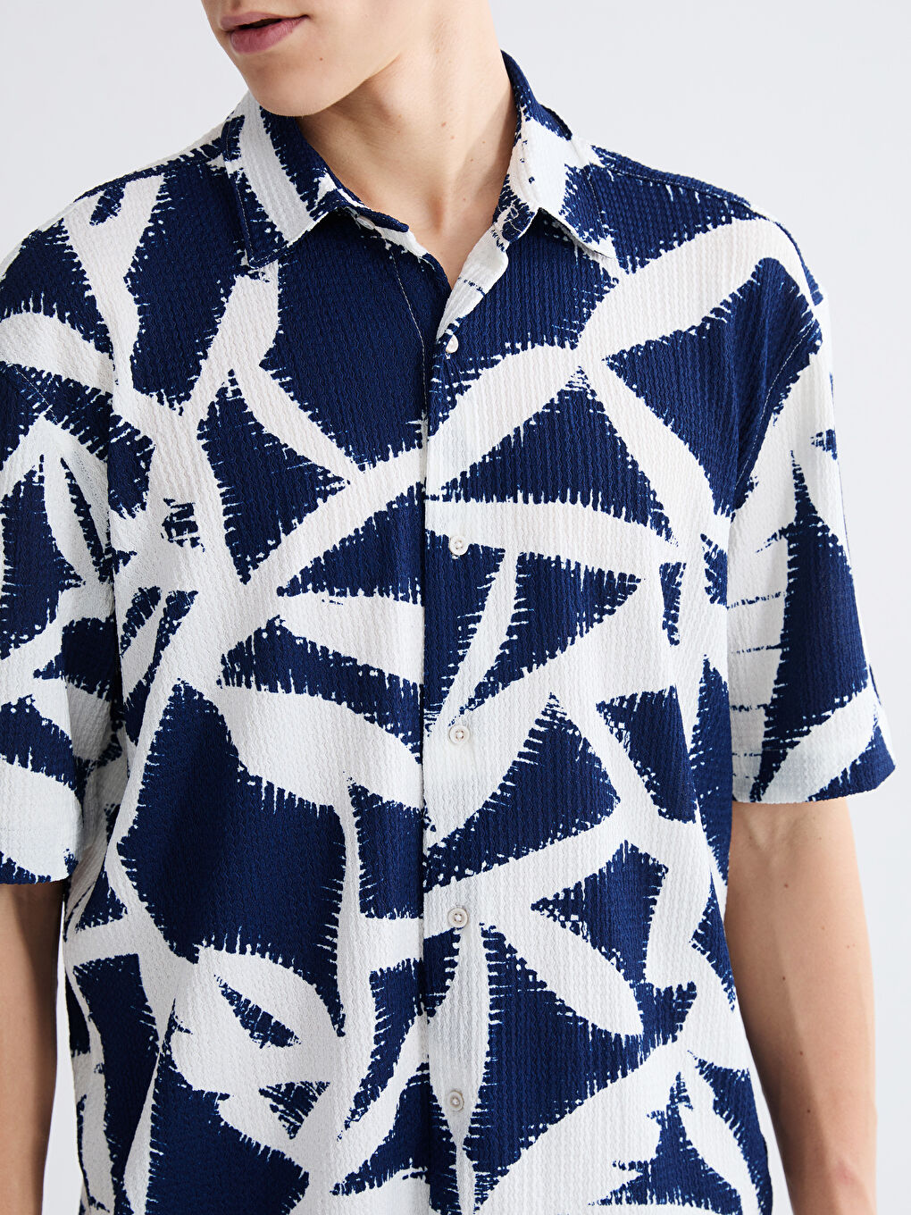 قميص كحلي رجل-2