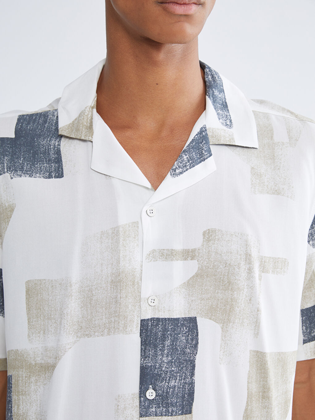 Regular Fit Patterned Men's Shirt-2