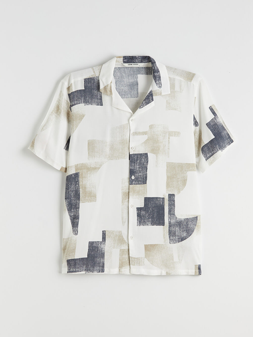 Regular Fit Patterned Men's Shirt-4