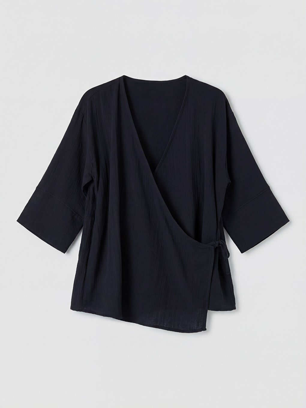 Woman BLACK Kimono-3