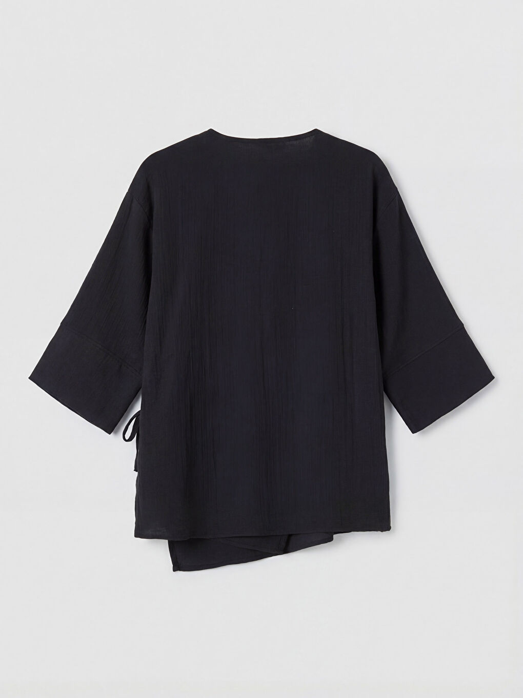 Woman BLACK Kimono-4