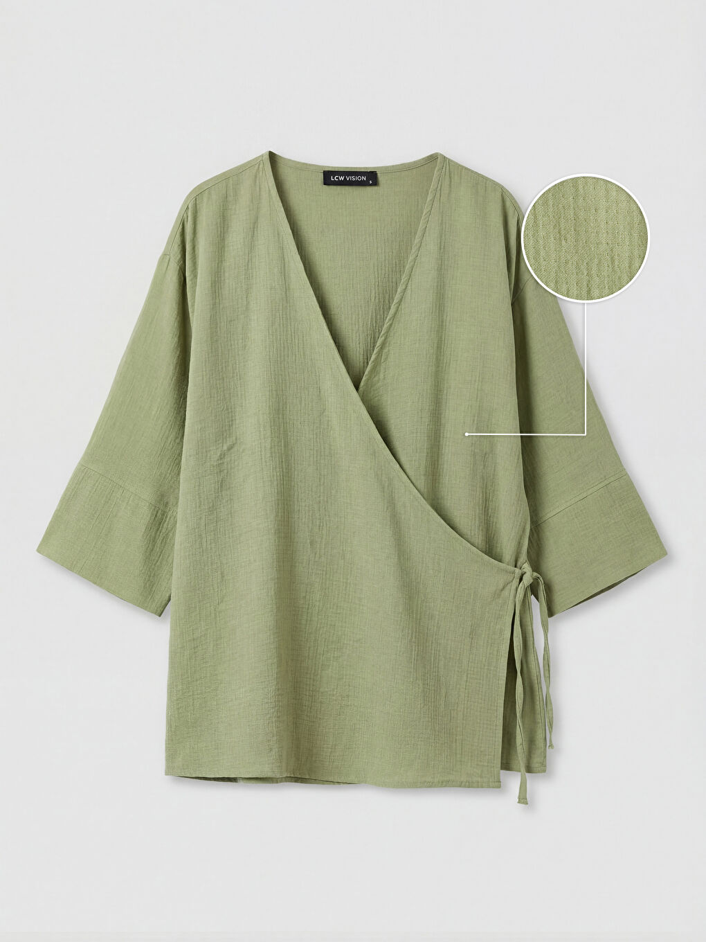 Woman GREEN Kimono-4