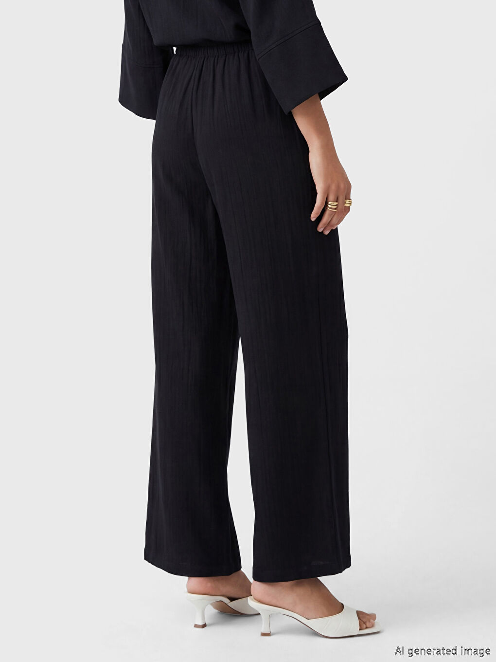 سروال اسود نساء-3