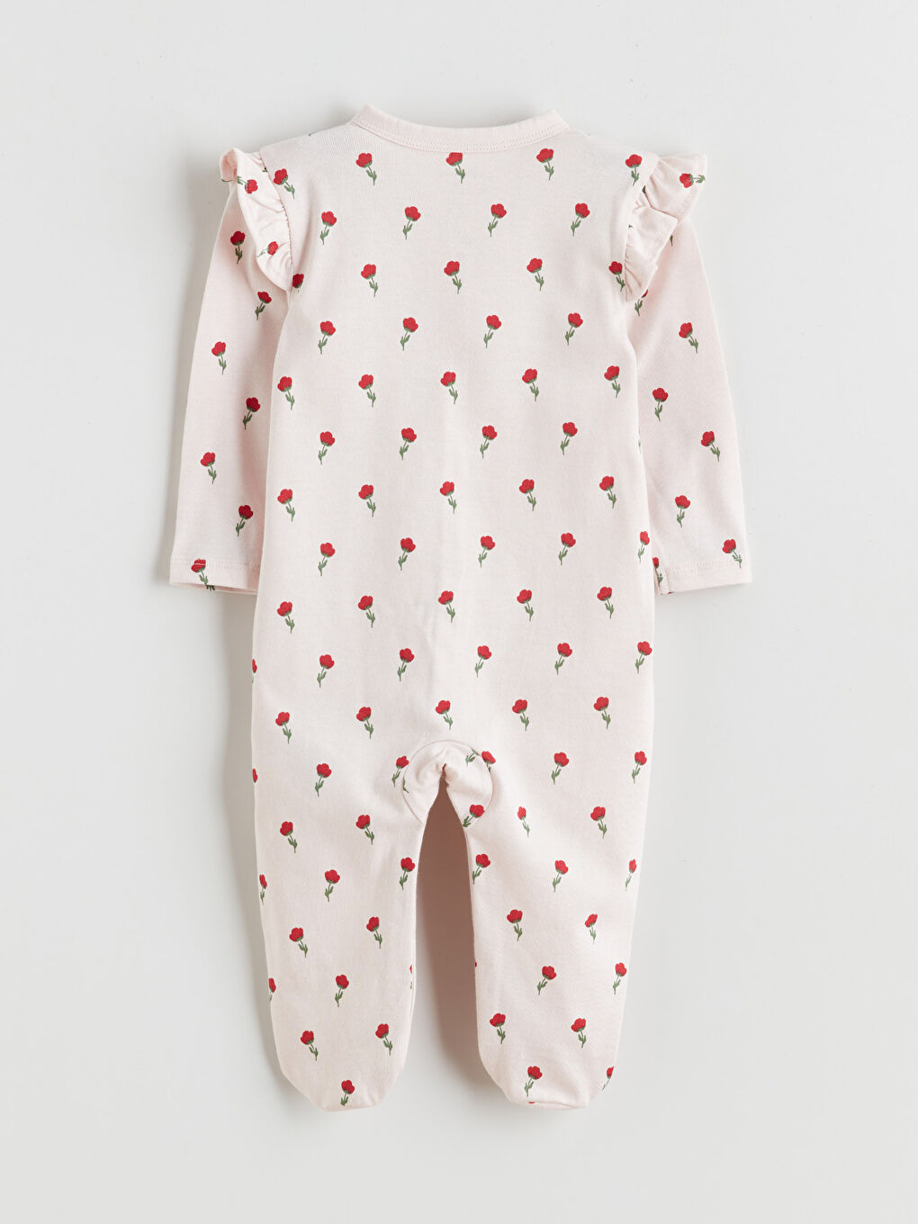 Pembe Çiçekli Kız Bebek Hastane Seti-2