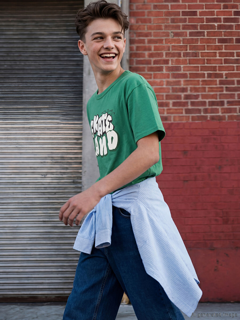 Отпечатана тениска за момчета-1