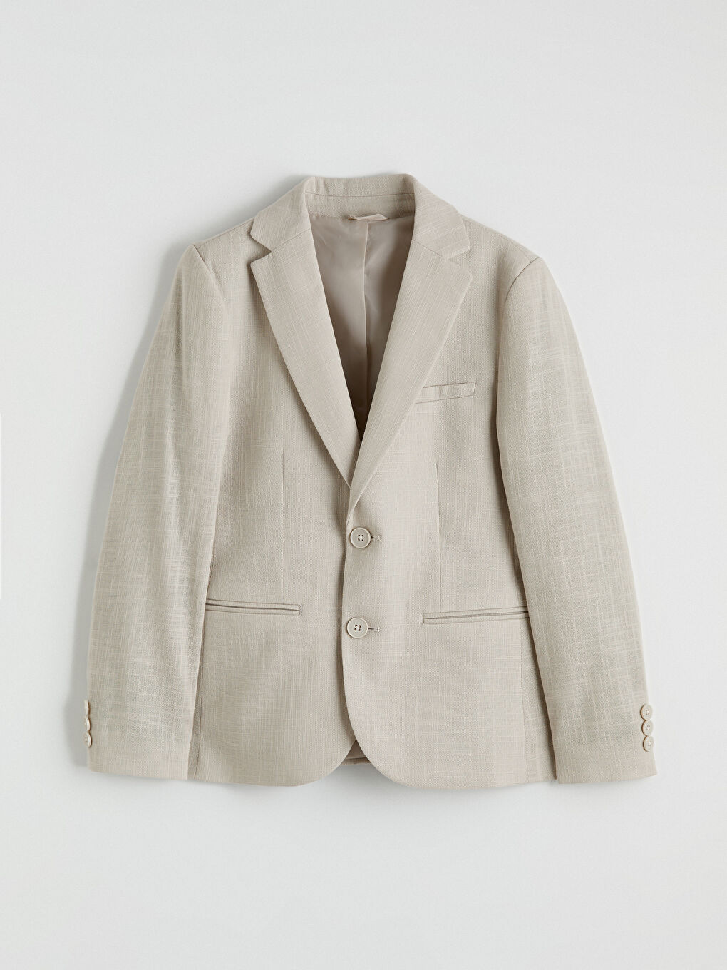 Bej Erkek Çocuk Blazer Ceket