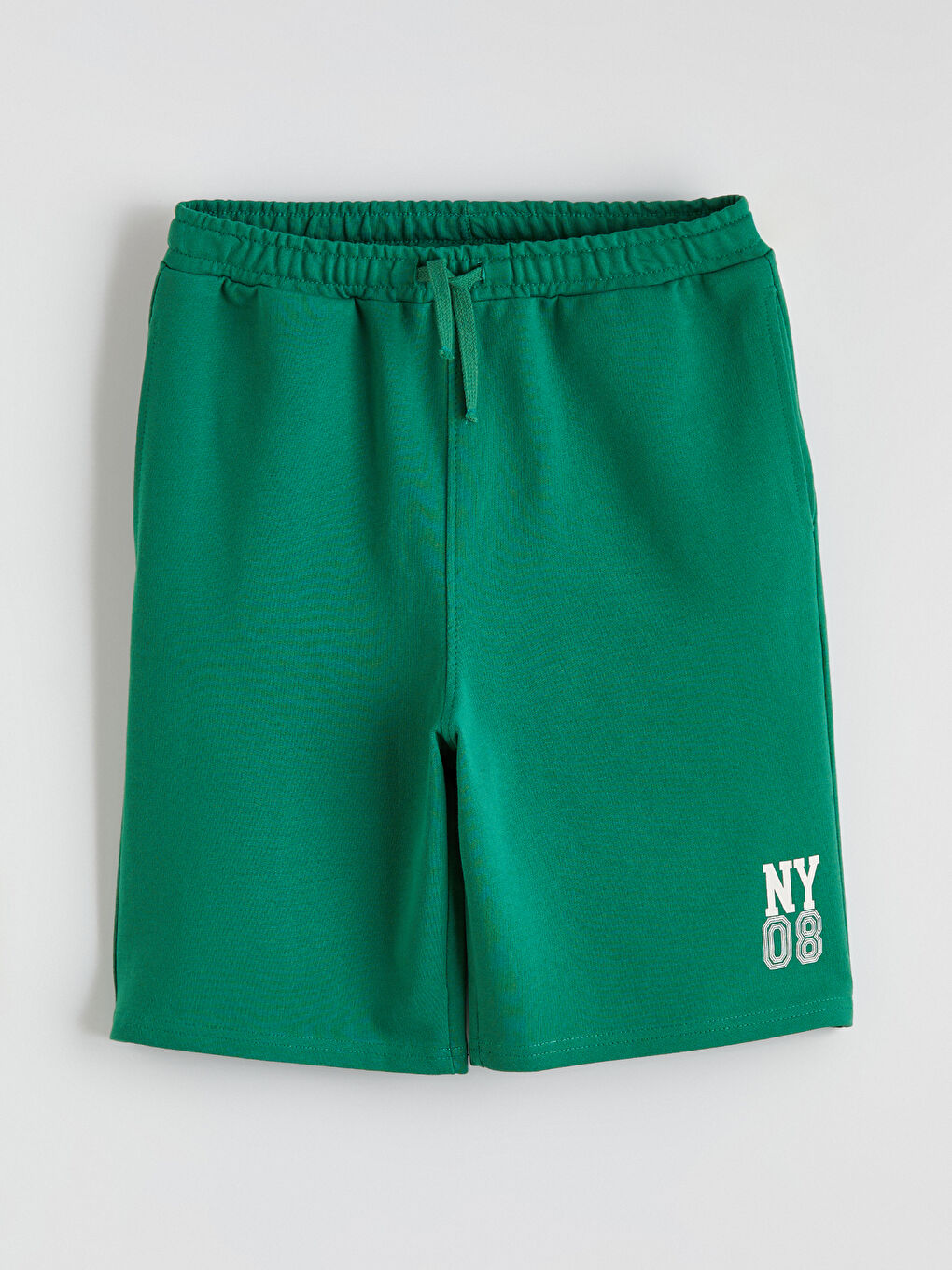 Yeşil Baskılı Erkek Çocuk Şort