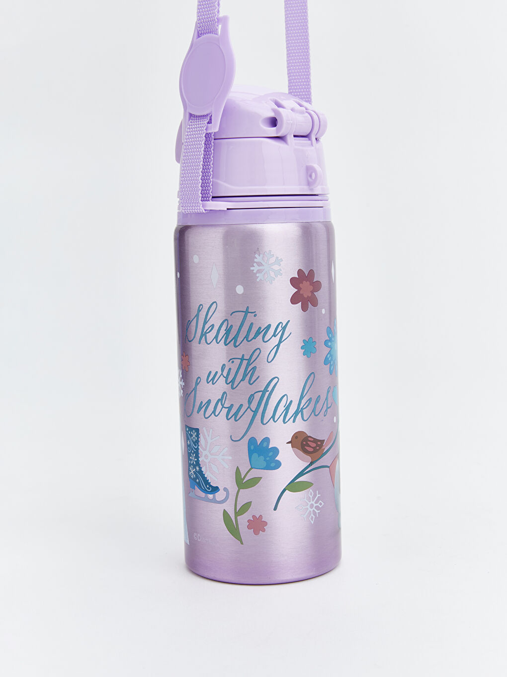 Frozen Printed Metal Girls' Water Bottle 630 ml-4