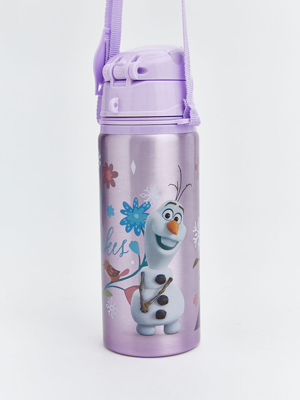 Frozen Printed Metal Girls' Water Bottle 630 ml-5