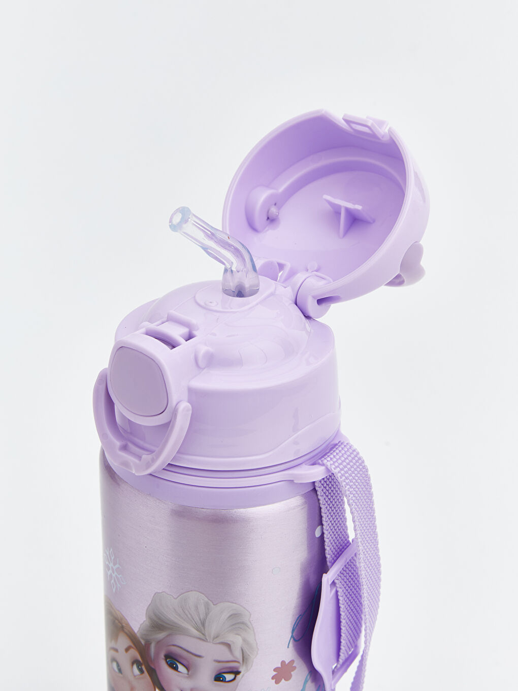Frozen Printed Metal Girls' Water Bottle 630 ml-7