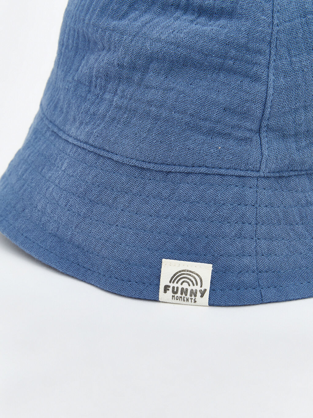 Mavi Erkek Bebek Bucket Şapka -2