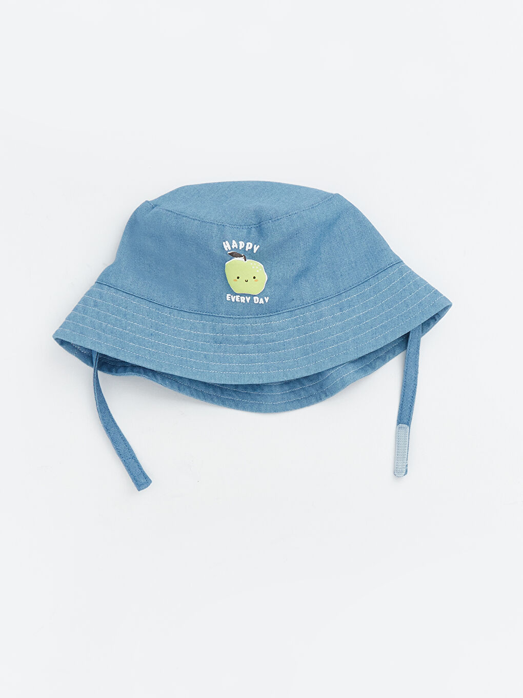 İndigo Baskılı Erkek Bebek Bucket Şapka -1