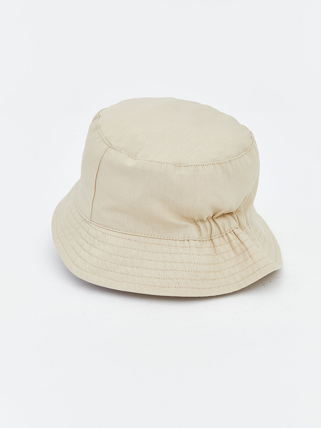 Bej Mickey Mouse Baskılı Erkek Bebek Fötr Şapka-3