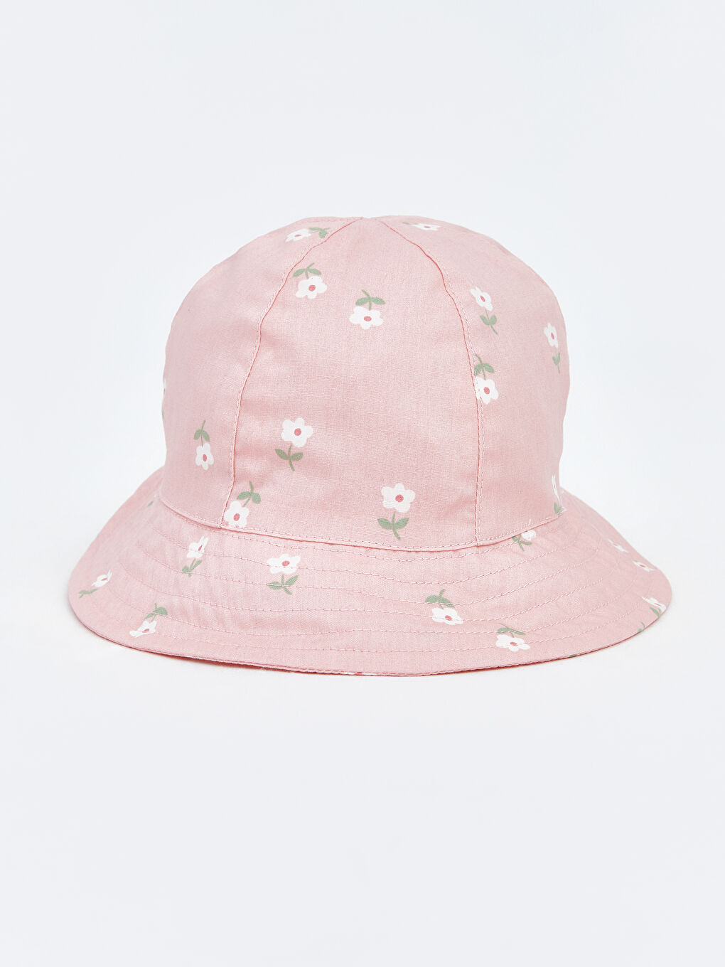 Bej Minnie Mouse Baskılı Erkek Bebek Bucket Şapka-4