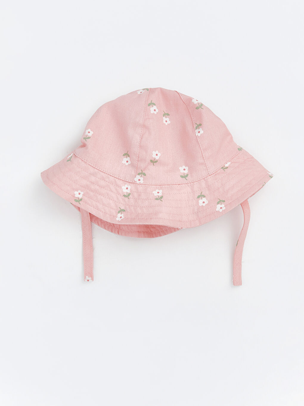 Bej Minnie Mouse Baskılı Erkek Bebek Bucket Şapka-5