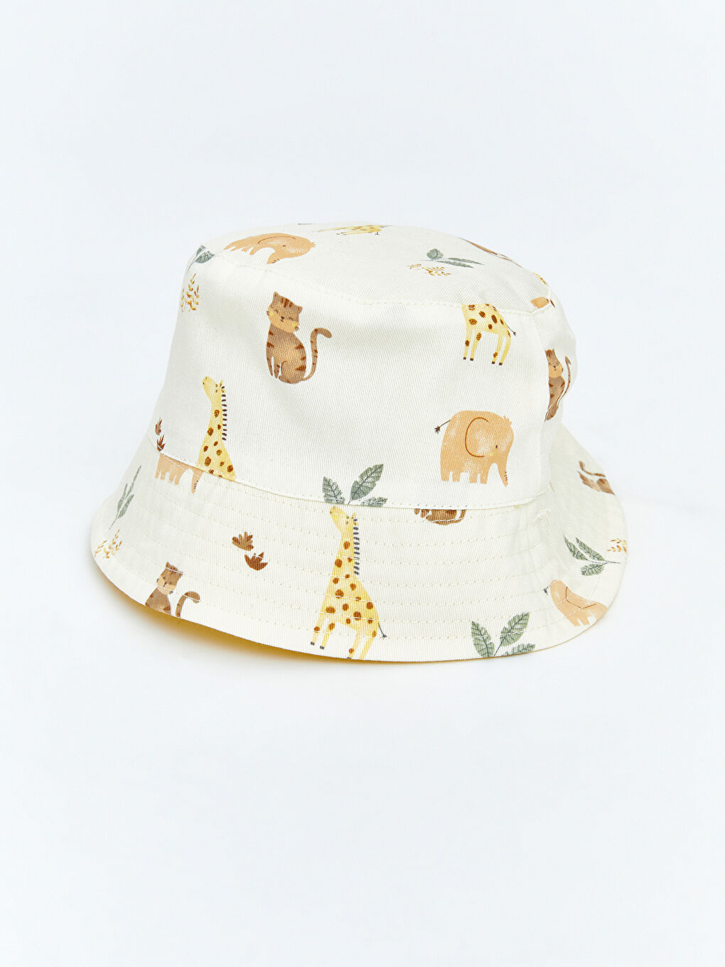 Ekru Erkek Bebek Bucket Şapka-1